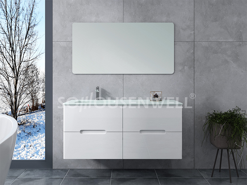 Cla-1200 Wholesale cheap new design luxury bathroom cabinet bathroom vanity with mirror