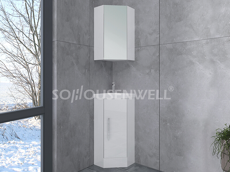 Cor-450 New hotel bathroom vanity modern wholesale bathroom cabinet with washing basin