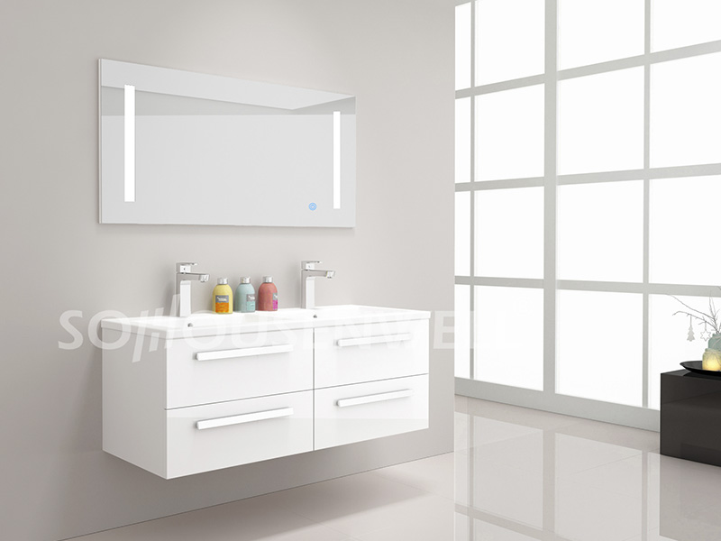 HS-E1918 Bathroom vanity cabinets MDF bathroom vanity furniture cabinet bathroom wood
