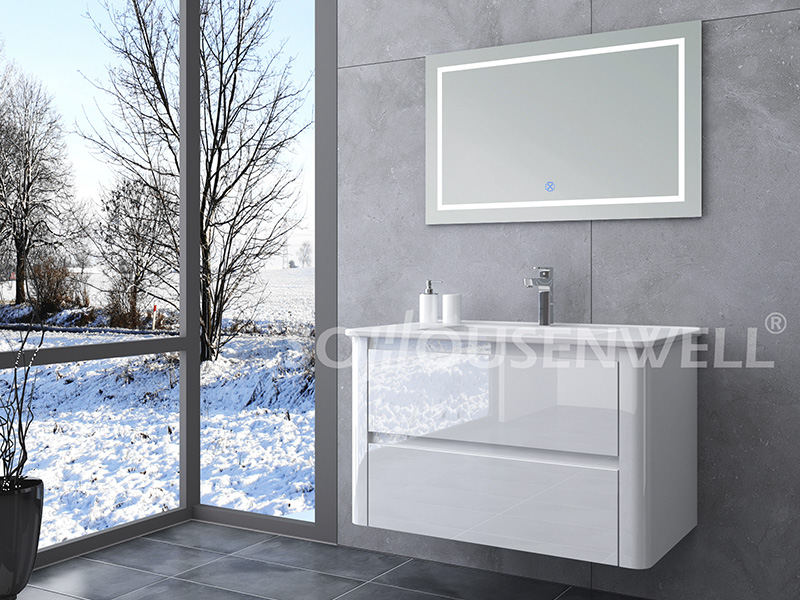 HS-E1925 Wall hanging mirror bathroom cabinet cheap furniture for toilets