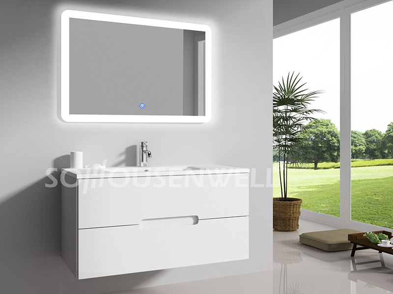 HS-E1938 LED vanity mirror bathroom toilet storage cabinet bathroom waterproof shelf