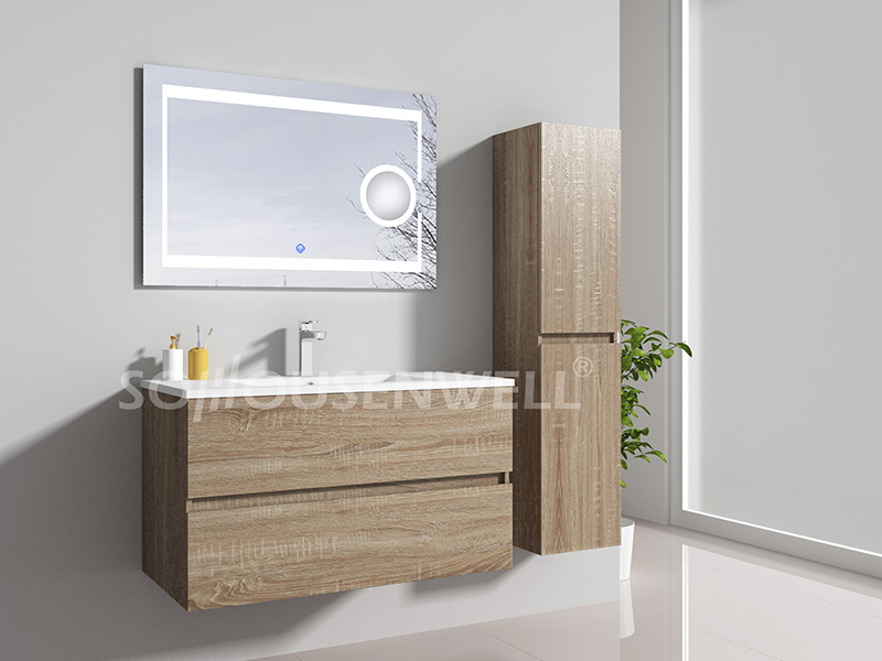 HE-E1944 Furniture hotel bathroom vanity fully assembled bathroom cabinet