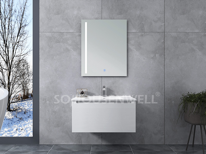 HS-E1952 Wash basin wall mounted bathroom vanity LED bathroom mirror cabinet