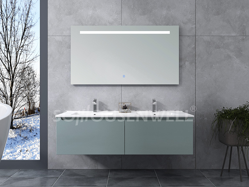 HS-E1954 Luxury design bathroom cabinet mirrored bathroom cabinet bathroom vanity unit