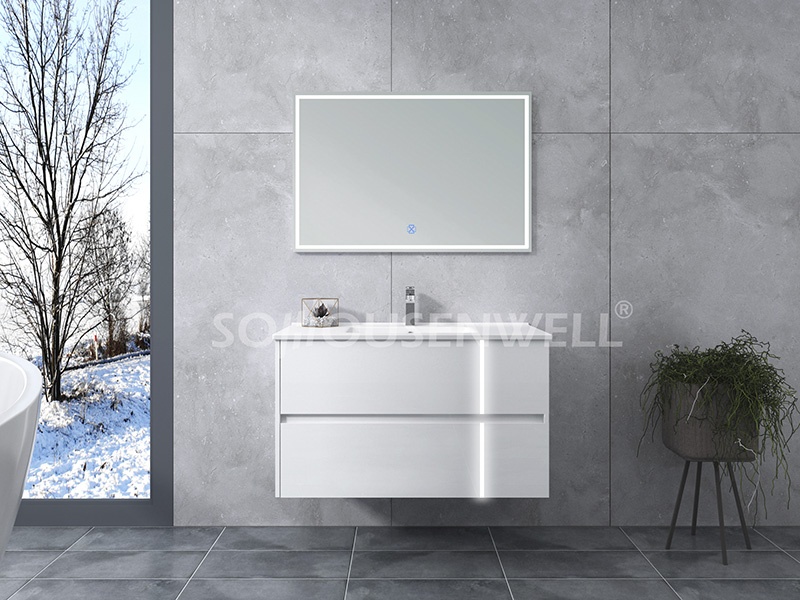 HS-E1960 New design hotel bathroom vanity cabinet with single basin