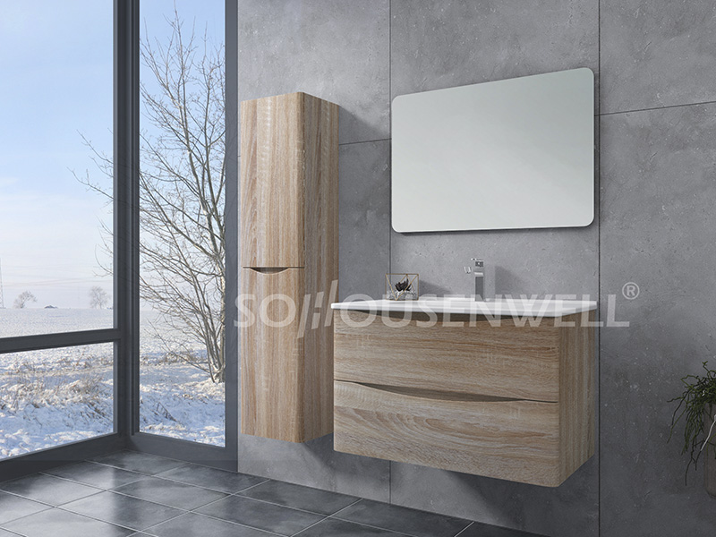 HS-E1972 Bathroom wall cabinets mirrors wood bathroom vanity