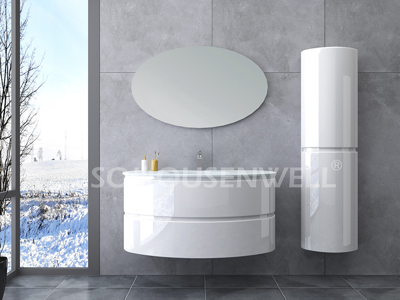 HS-E1981 Bathroom furniture set PVC bathroom cabinet modern bathroom vanity