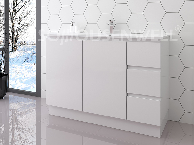 Ela-1200 Floor-standing toilets cabinet bathroom furniture modern bathroom vanity