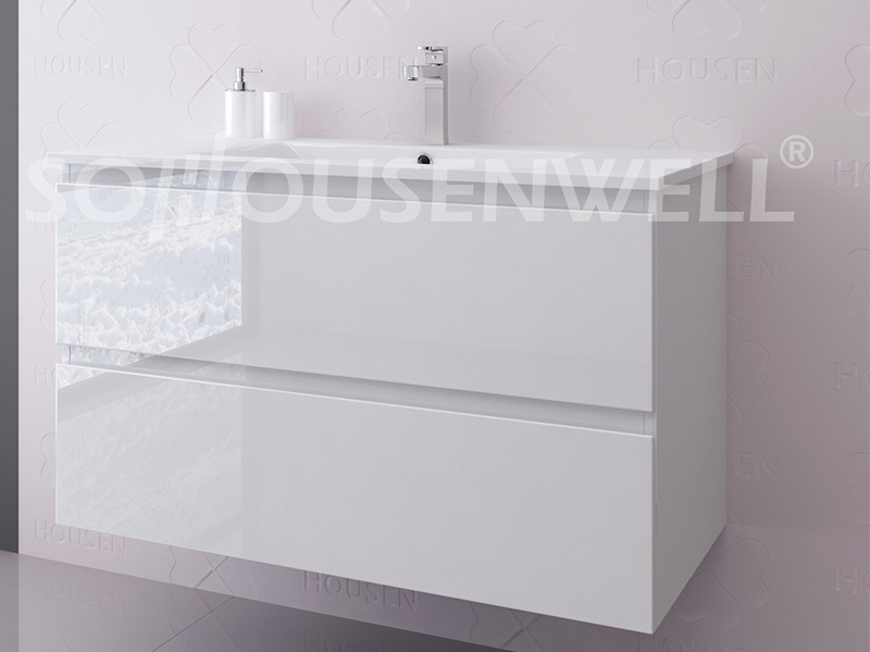 Ewa-750 Wholesale new design modern wood bathroom cabinet ready made bathroom vanity