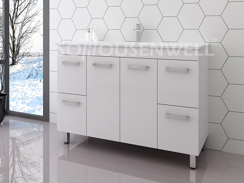 Ema-1200S Toilet storage luxury bathroom vanity with sink modern bathroom cabinet
