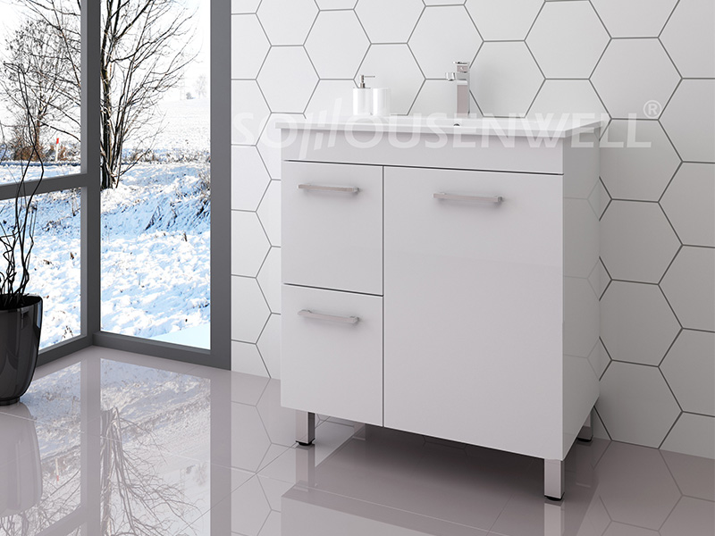 Ema-750 Toilet storage luxury bathroom vanity with sink modern bathroom cabinet