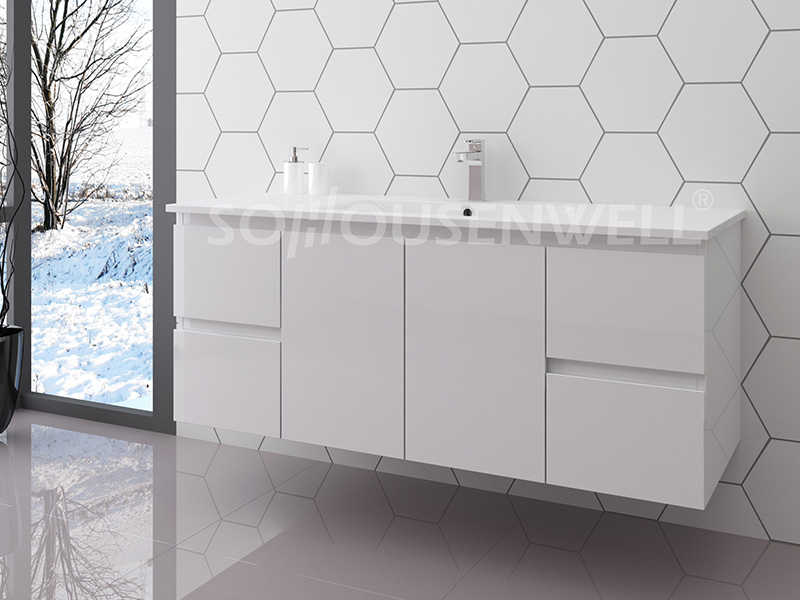 Lux-1200 Modern bathroom vanity hanging home  bathroom cabinets