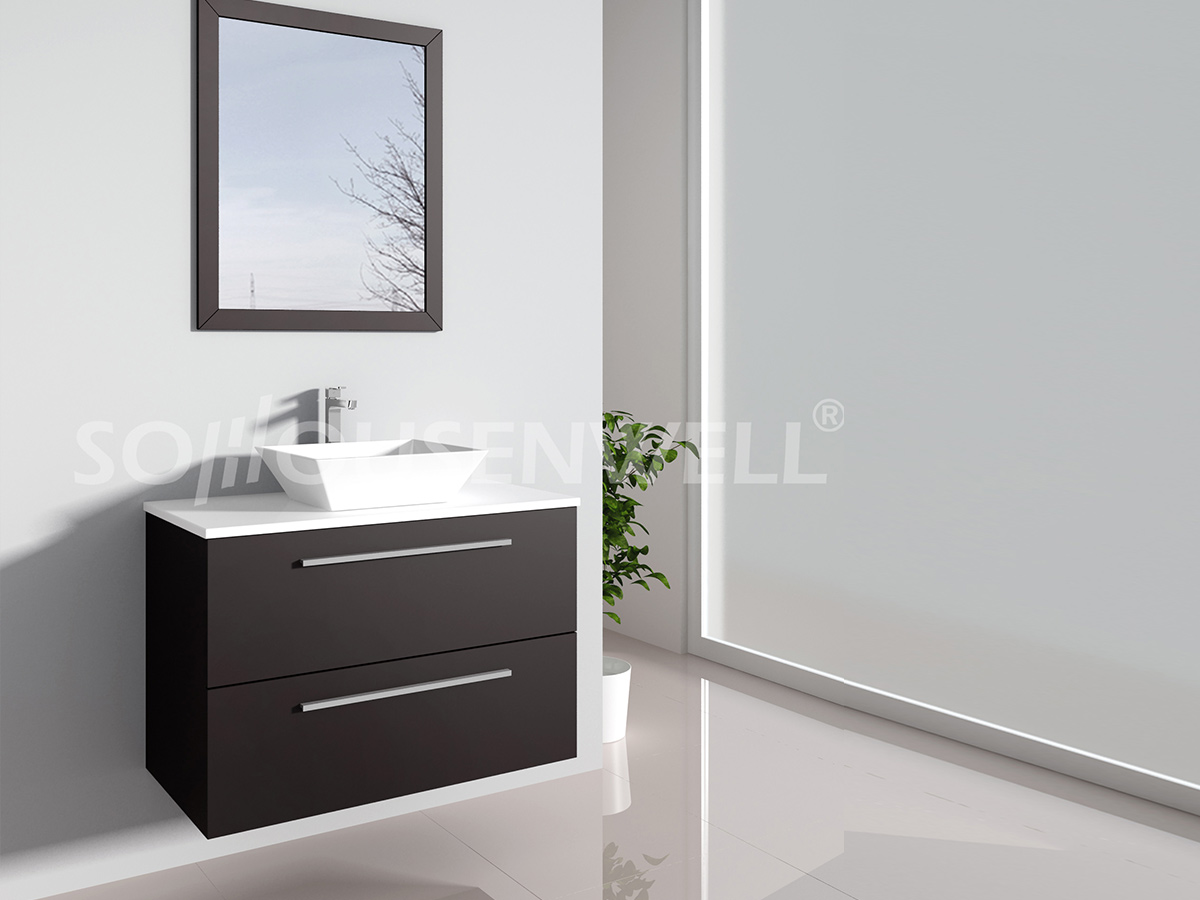 Suitable for Small Apartment Bathroom Cabinet Decoration Style