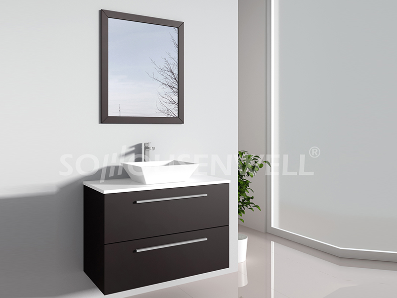 Y09-600 New design bathroom vanity bathroom cabinet with sink and mirror