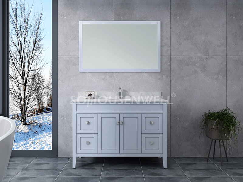 Sam-1200SS Bathroom cabinet solid wood vanity bathroom vanity toilets furniture