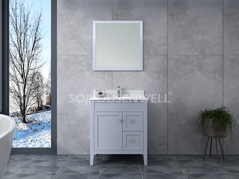 Sam-750S Bathroom cabinet solid wood vanity bathroom vanity toilets furniture