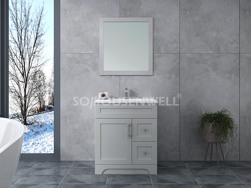 Y21-750 Modern standing solid wood bathroom vanity bathroom cabinet for toilets