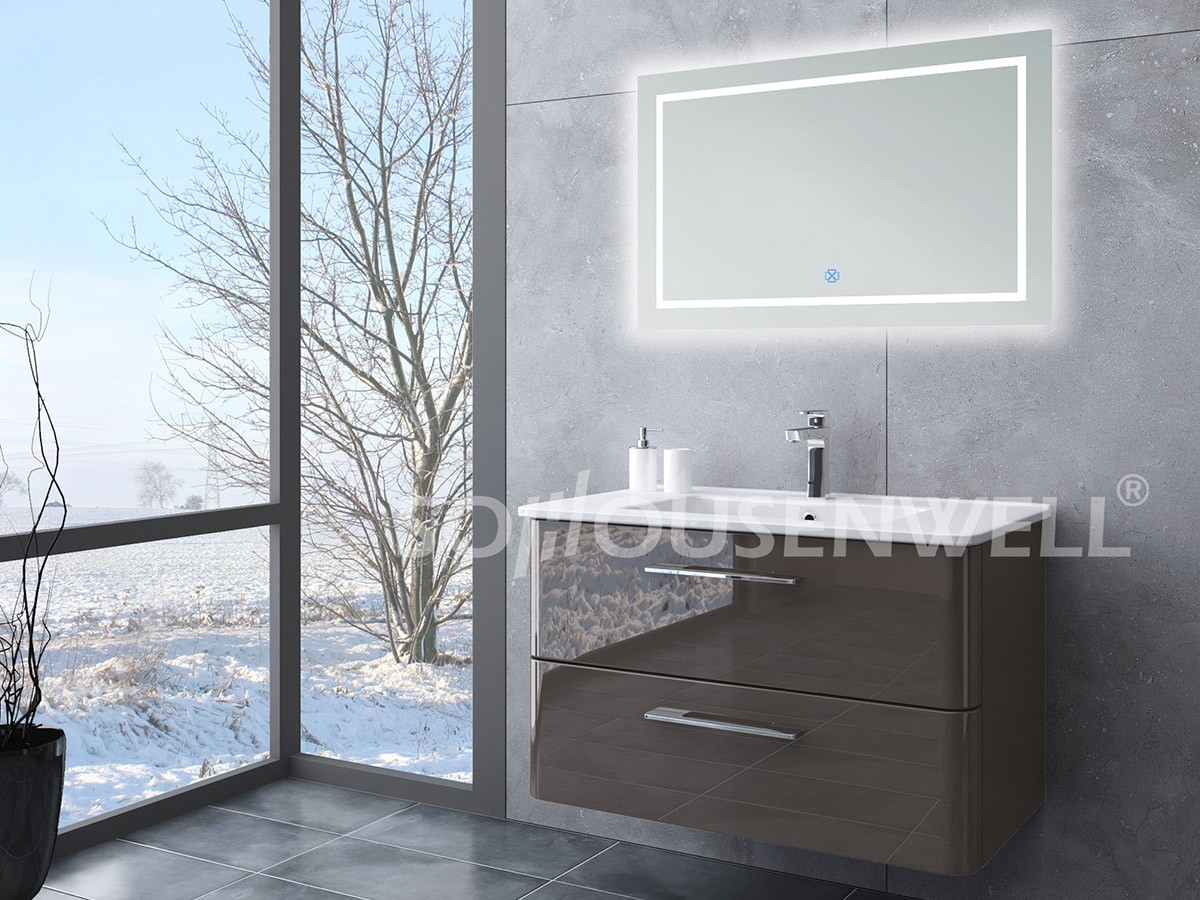 The Design Of Modern Bathroom Cabinets Is Simple And Stylish