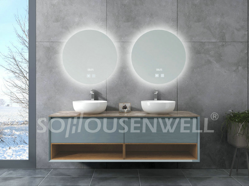 Smart Bathroom LED Mirror Cabinet in Hotel Home Improvement